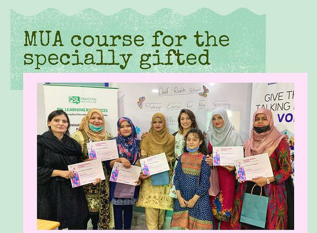 MAKEUP COURSE FOR THE SPECIALLY GIFTED fatima nasir
