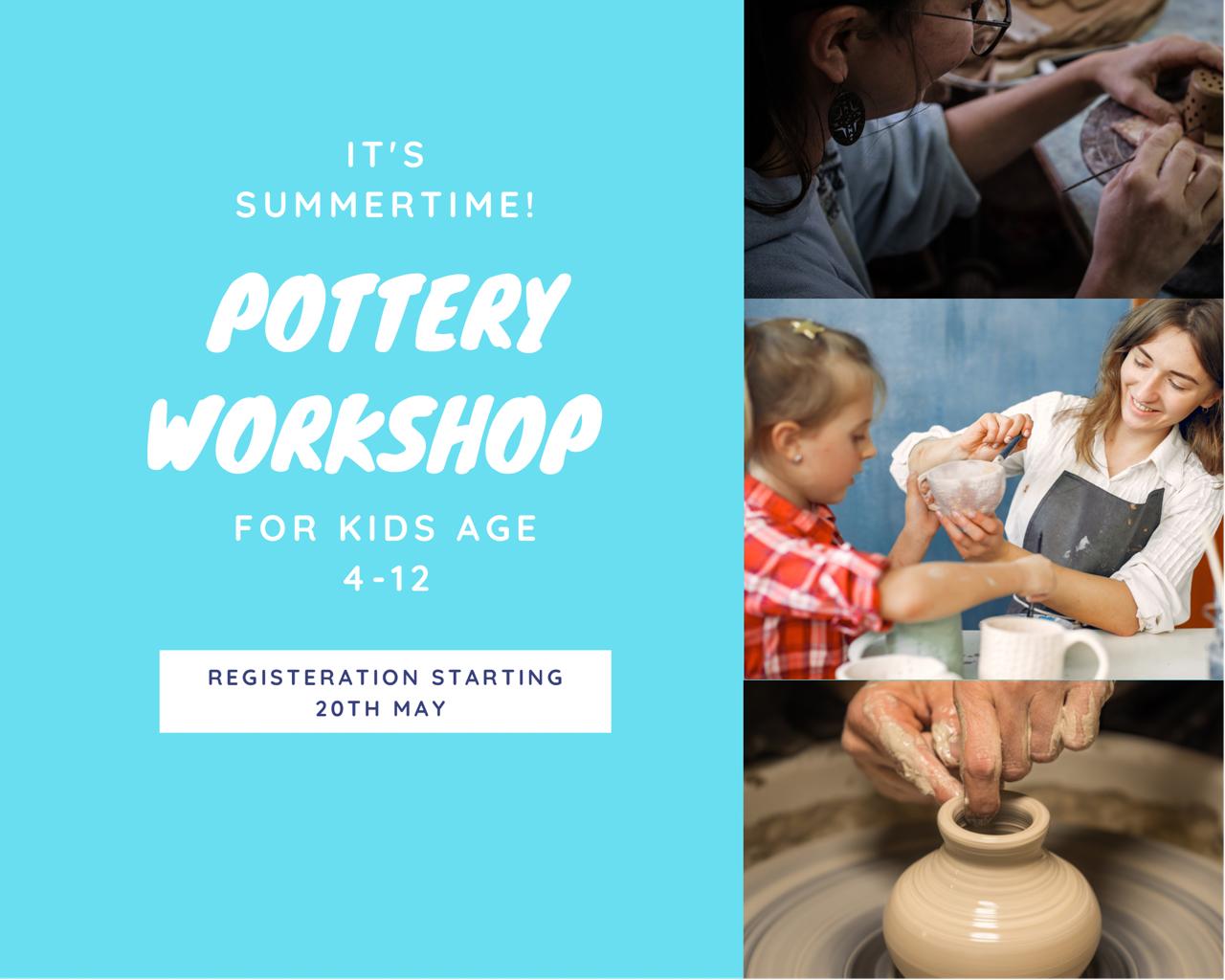 pottery workshop for kids