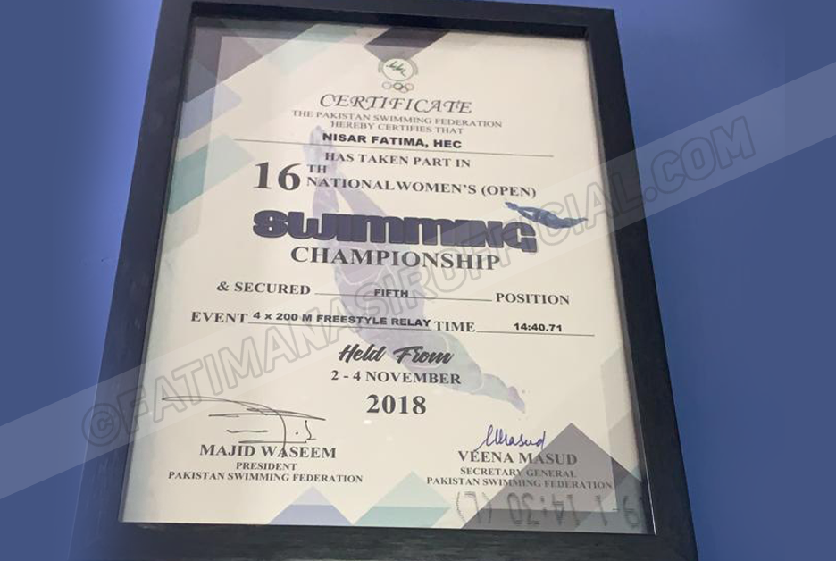 Certificate Fatima Nasir official 18