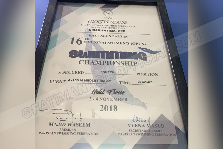 Certificate Fatima Nasir official 19